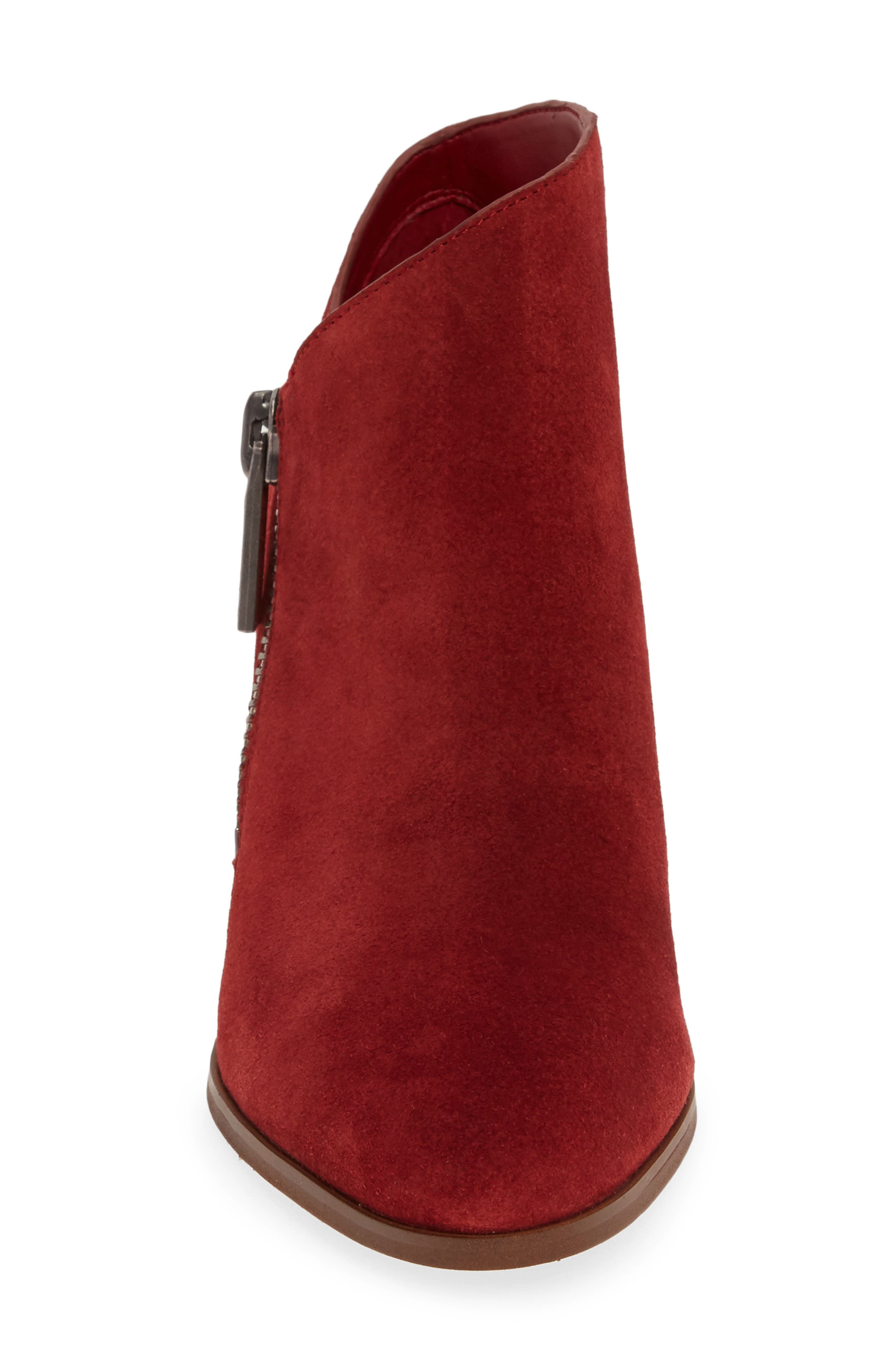 Kaleb Wedge Bootie, Alternate, color, ROSSO SUEDE
