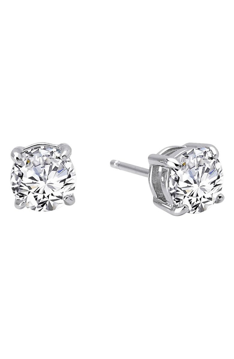 Lafonn 'Lassaire' Four Prong Stud Earrings, Main, color,