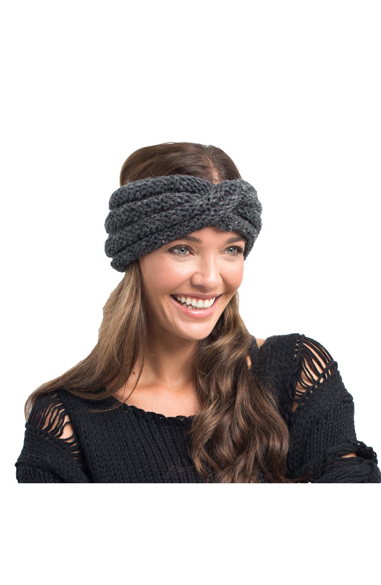 Nirvanna Designs Veronica Headband, Alternate, color, Charcoal