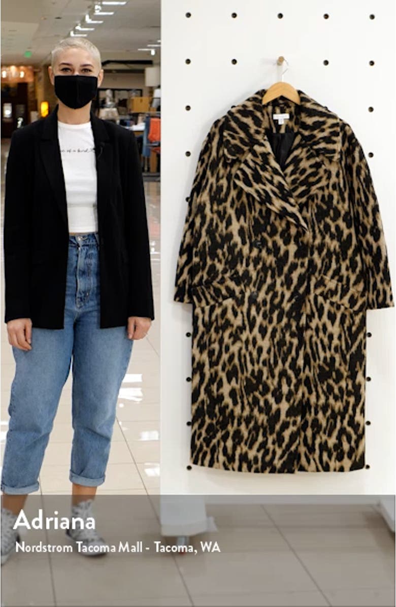Leopard Print Maxi Coat, sales video thumbnail