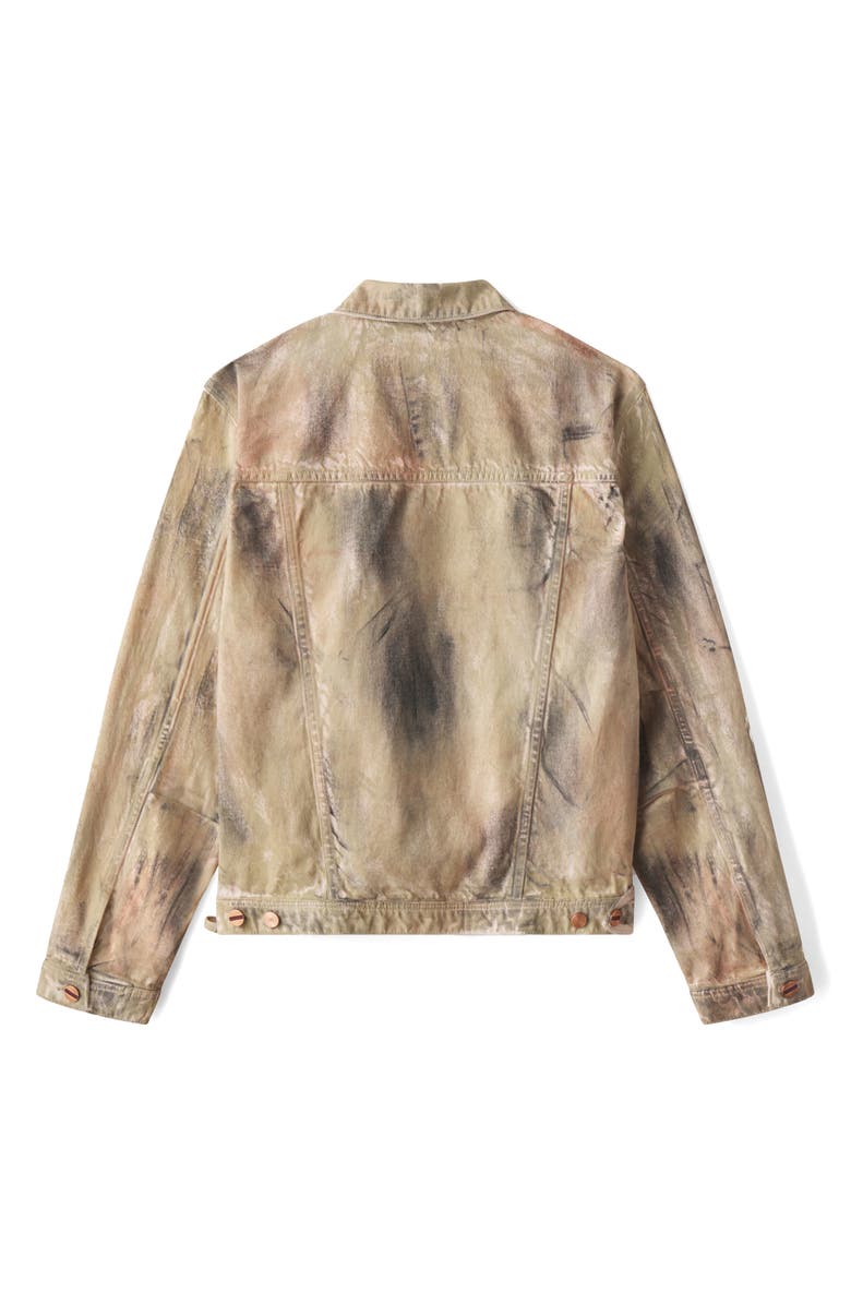 VAYDER Oversize Stretch Denim Trucker Jacket, Alternate, color, Munny