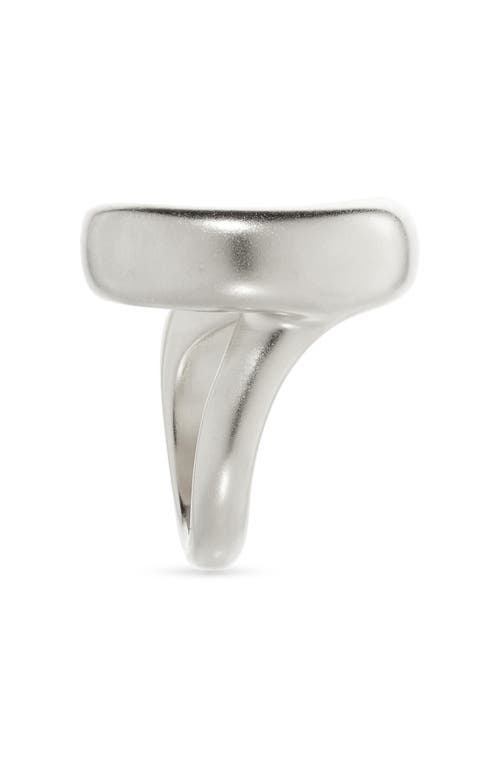 Missoma Spiral Statement Ring In Metallic