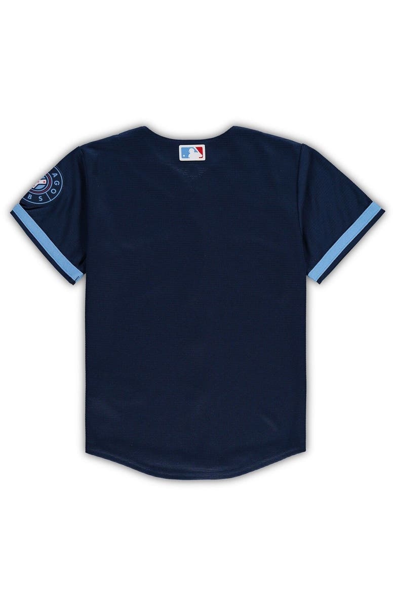 Nike Preschool Nike Navy Chicago Cubs MLB City Connect Replica Team Jersey, Alternate, color, 