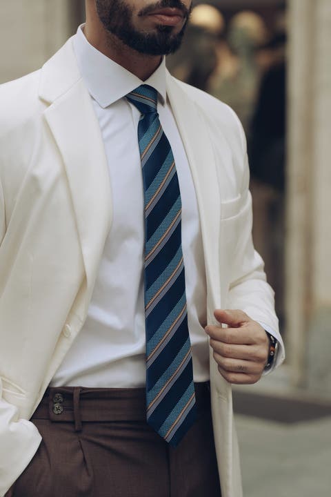 Corso - Silk Jacquard Tie for Men