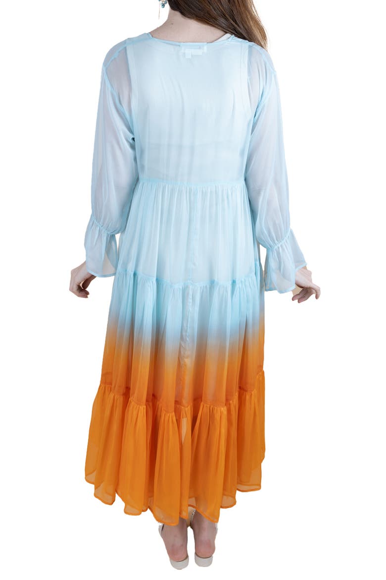 Ombré Cover-Up Dress, Alternate, color, BLUE
