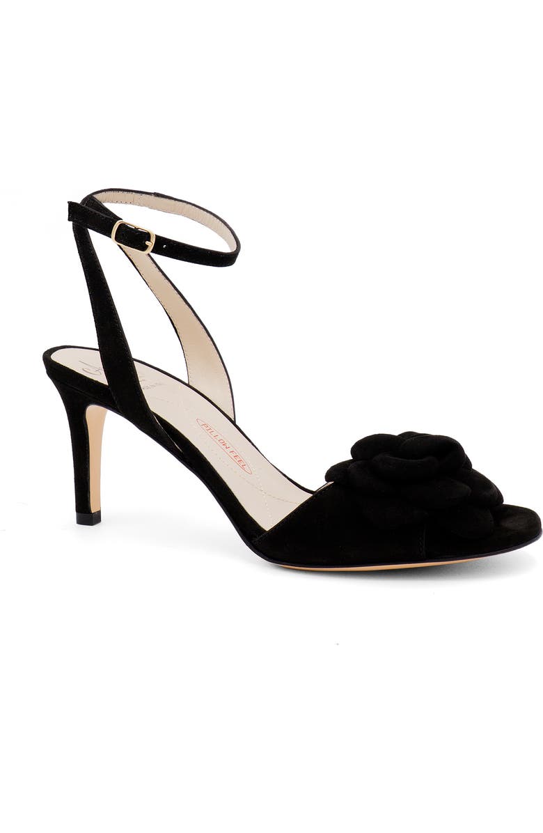 Amalfi by Rangoni Lambretta Ankle Strap Sandal, Main, color, Black Cashmere