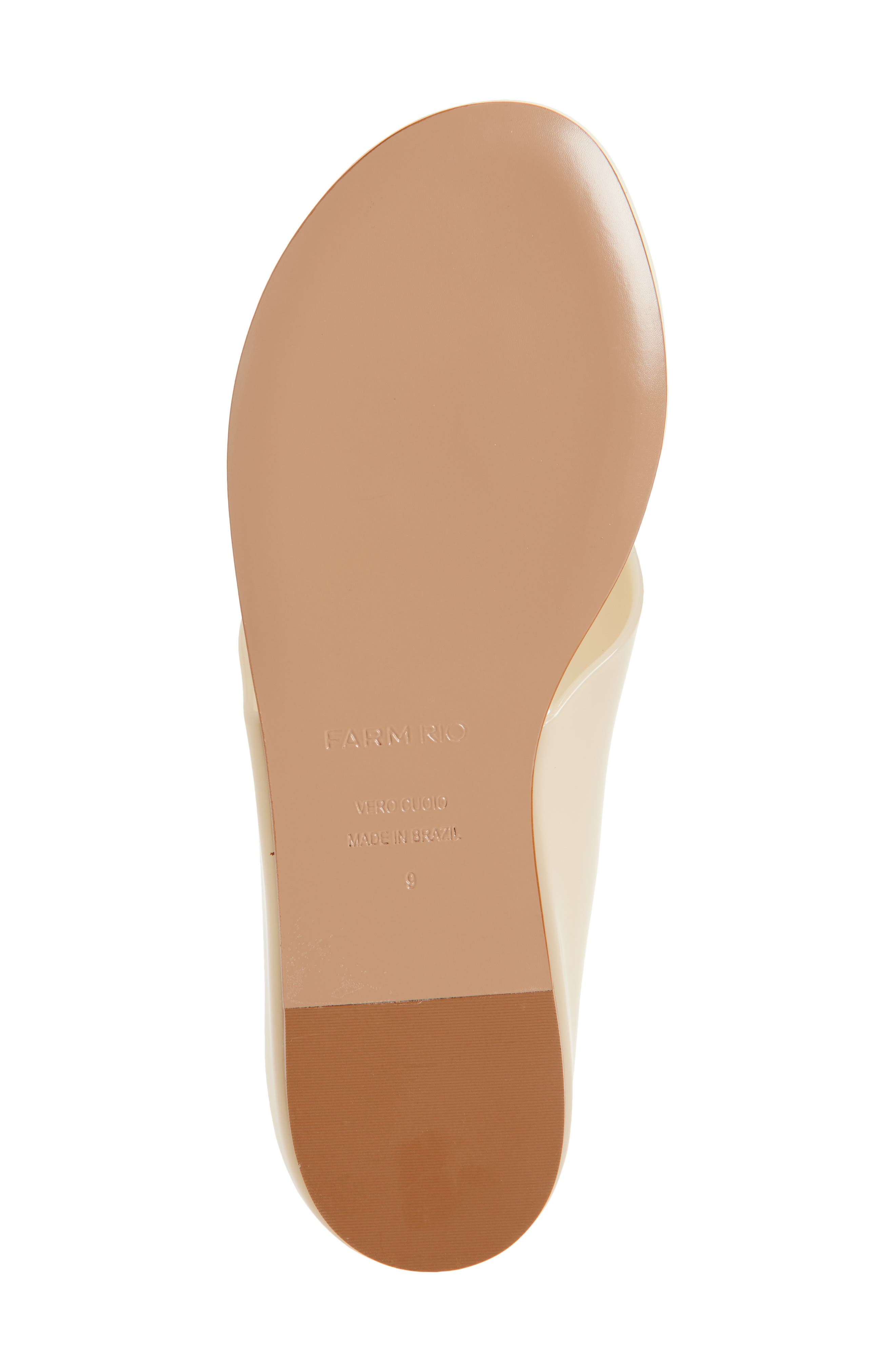 FARM Rio Jelly Flat Flip Flop, Alternate, color, Crystal