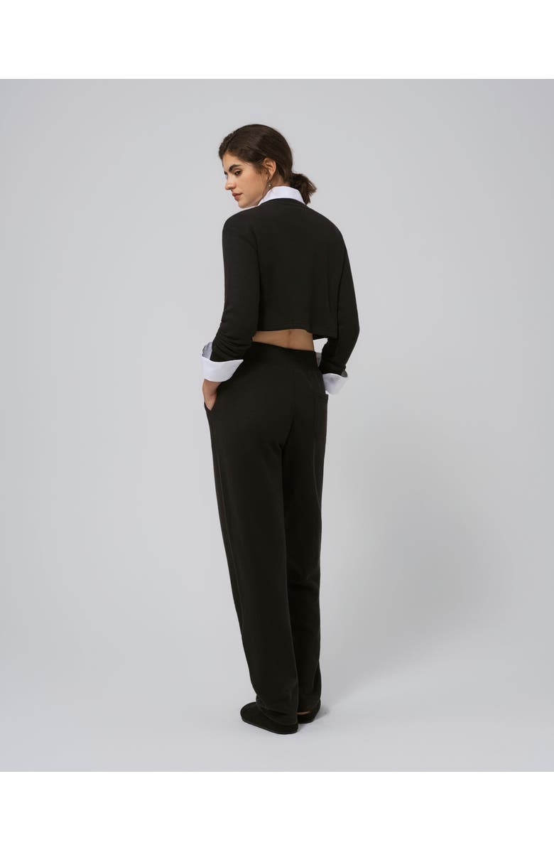 JUANA Off Hours Mid Rise Joggers, Alternate, color, Black