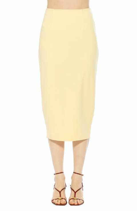 Jacki Pencil Midi Skirt