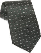 ZEGNA TIES Diamond Silk Tie
