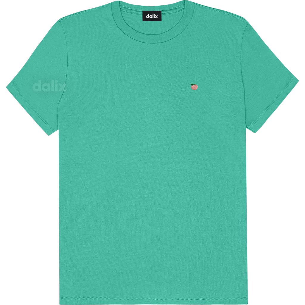 Dalix Womens Lil Peach Jersey Tee In Blue