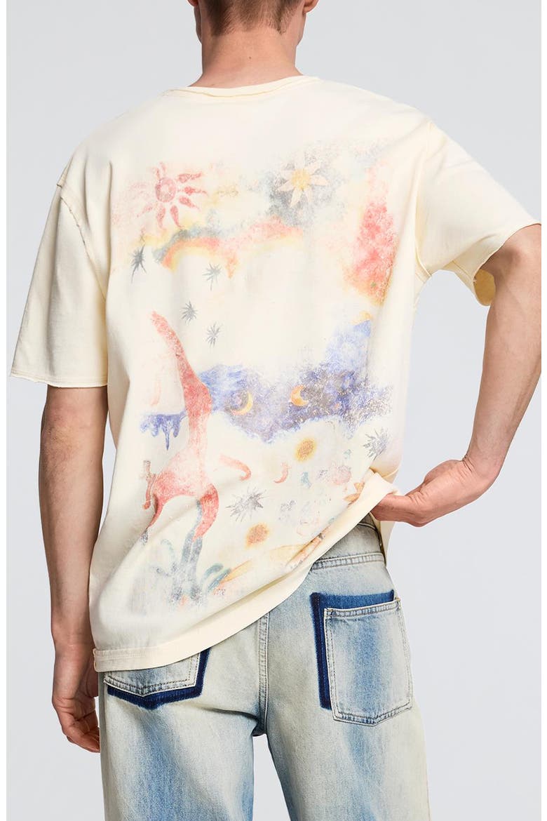 Graphic Cotton T-Shirt, Alternate, color, OFF WHITE