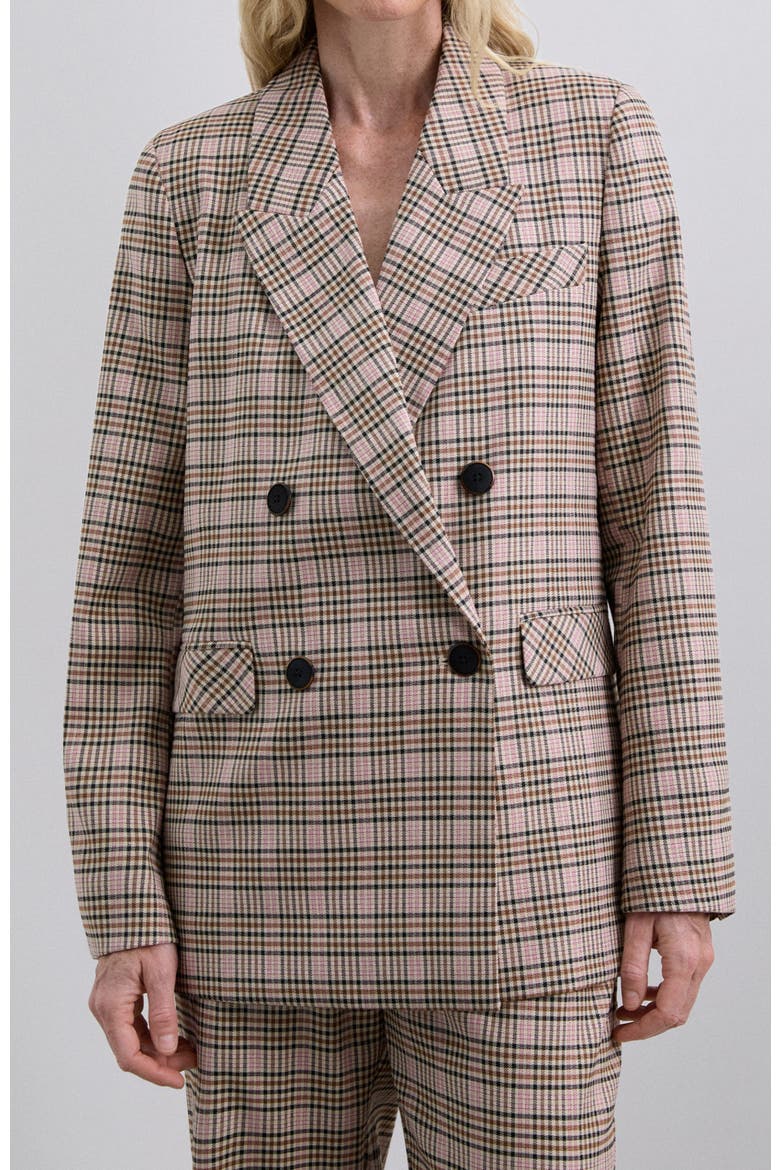 Pinkcheck  Blazer, Main, color, Pinkcheck