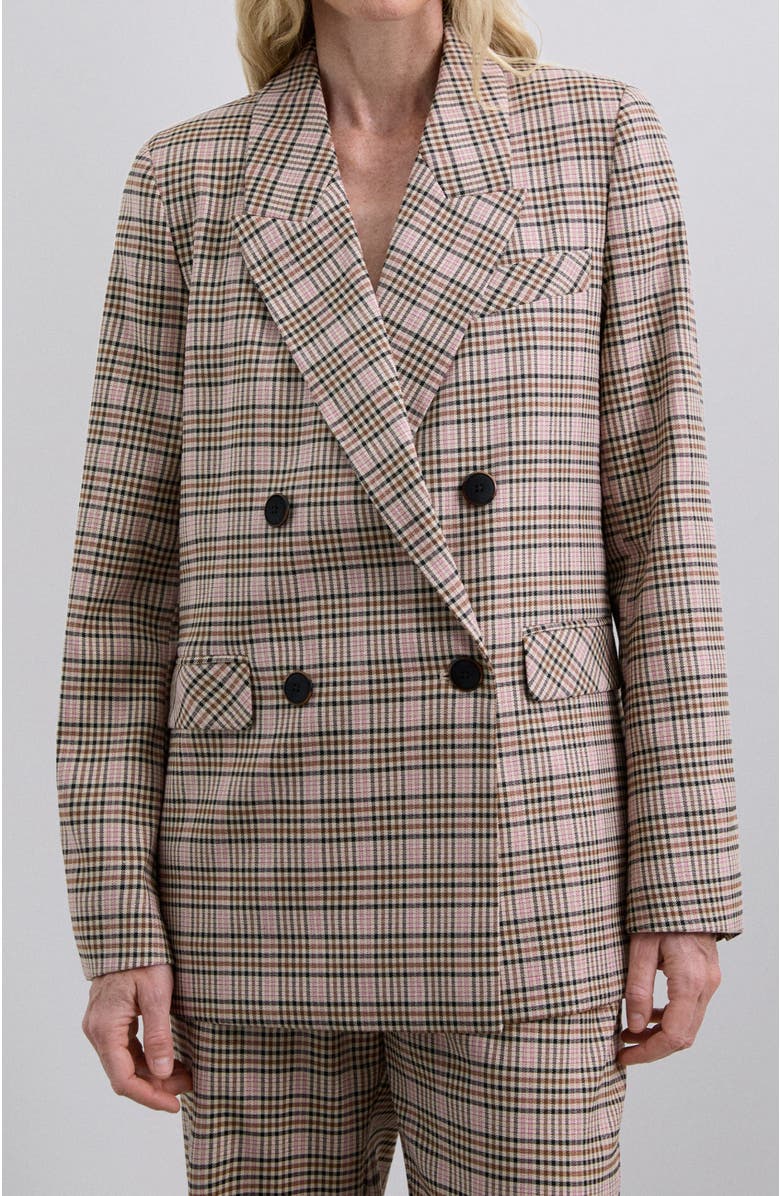 Scalpers Pinkcheck Blazer, Main, color, Pinkcheck
