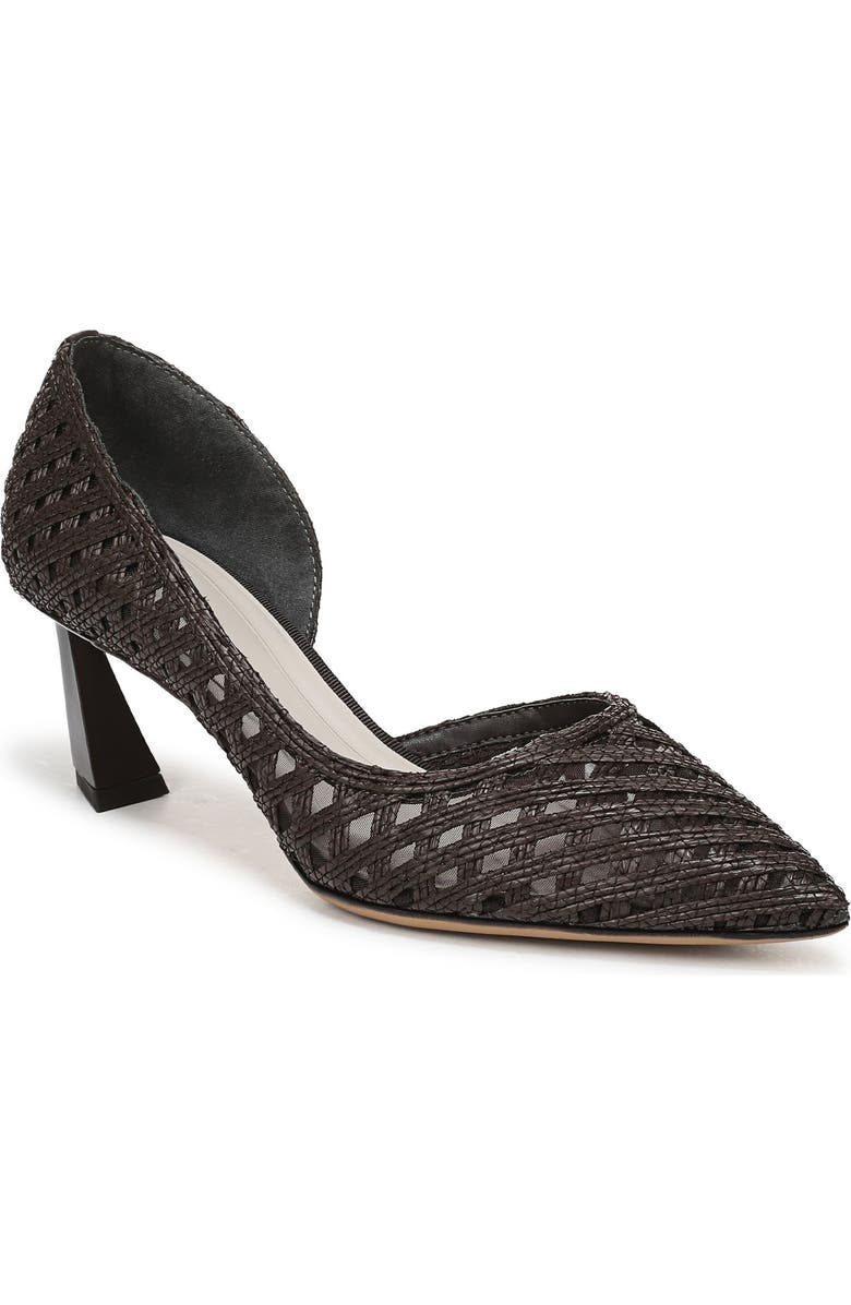 SARTO by Franco Sarto Tawny Pointed Toe Half d'Orsay Pump, Main, color, Espresso