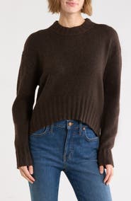 Vigoss Homespun Lightweight High-Low Sweater