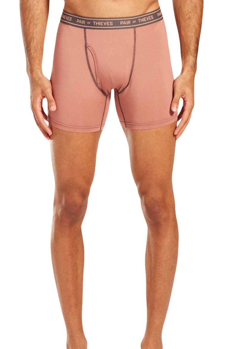 4-Way Performance Boxer Briefs, Alternate, color, SLATE