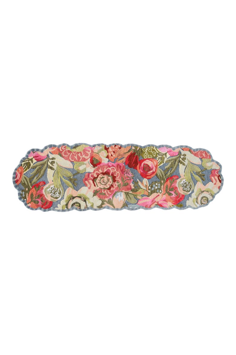 Sea Garden Floral Runner, Main, color, PINK MULTI