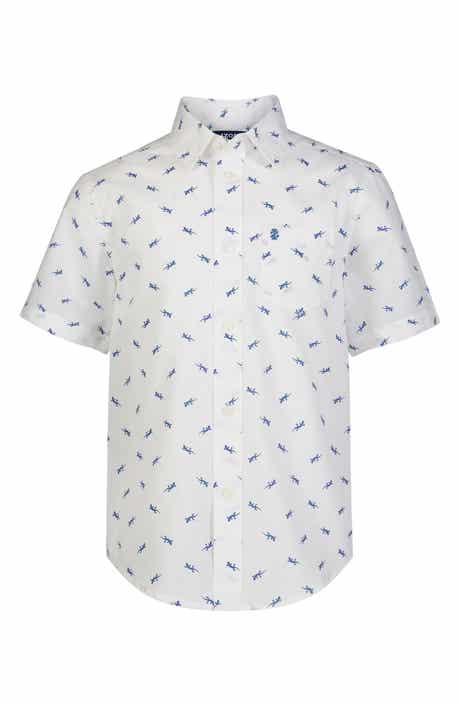 IZOD Kids' Gecko Print Short Sleeve Shirt