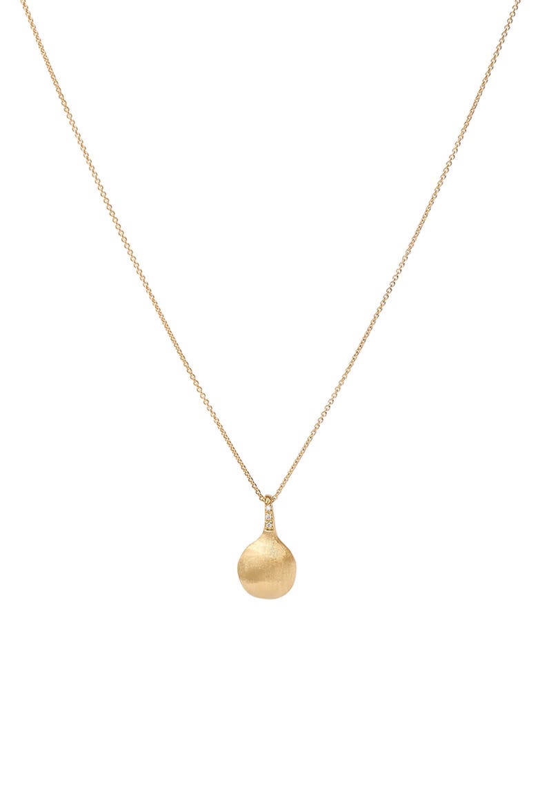 Africa Boule 18K Yellow Gold & Diamond Pendant Necklace, Alternate, color, 18K YELLOW GOLD