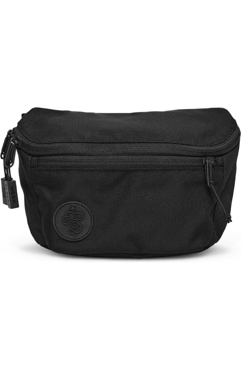 Baboon to the Moon Nylon Belt Bag, Main, color, Black