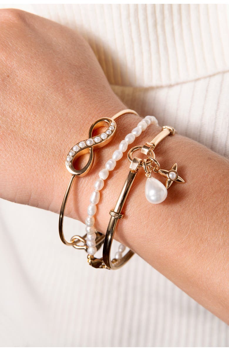 Alex and Ani Freshwater Pearl Bracelet, Alternate, color, Pearl