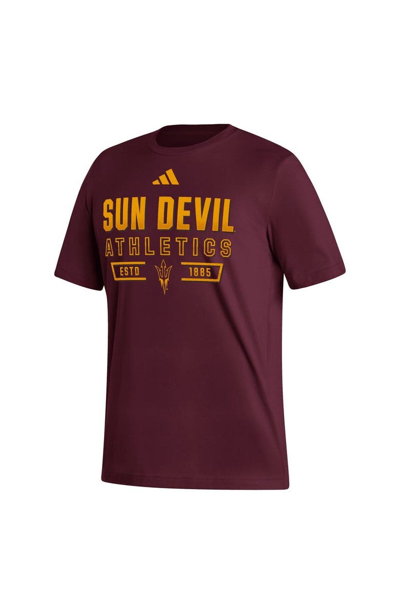 adidas Men's adidas Maroon Arizona State Sun Devils Head of Class Fresh T-Shirt, Alternate, color, Maroon
