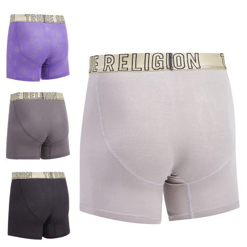 True Religion Boxer Briefs Stretch Underwear Pack Of 4 In Multi