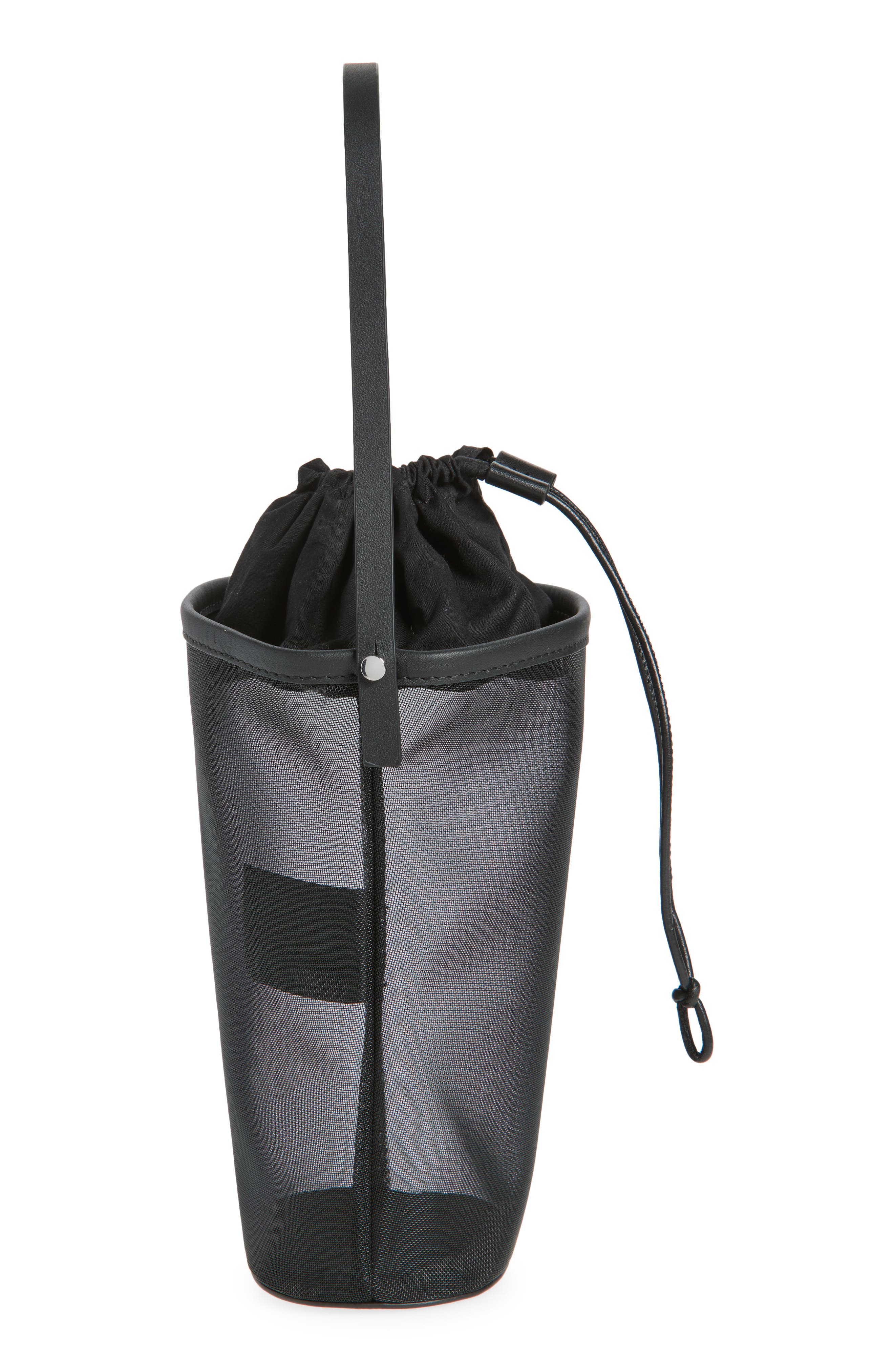 COS Mini Mesh Bucket Bag, Alternate, color, 