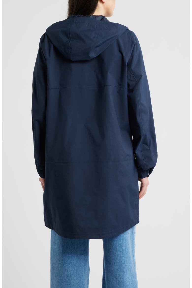 Koster Waterproof Hooded Raincoat, Alternate, color, NAVY