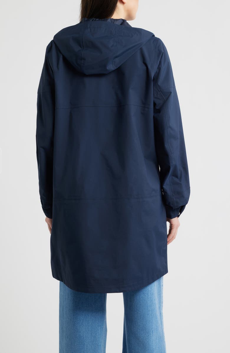 Helly Hansen Koster Waterproof Hooded Raincoat, Alternate, color, Navy