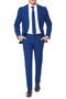'Navy Royale' Trim Fit Two-Piece Suit with Tie