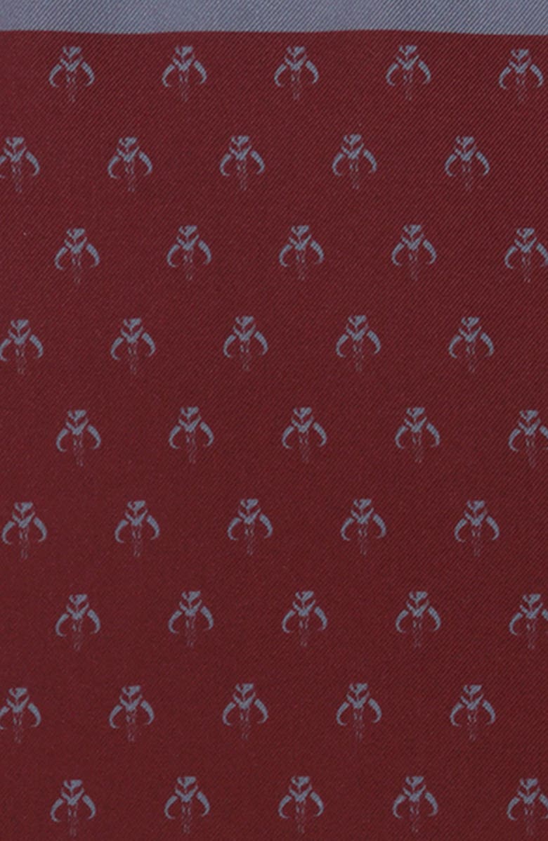 Cufflinks, Inc. Mandalorian Silk Pocket Square, Alternate, color, Red