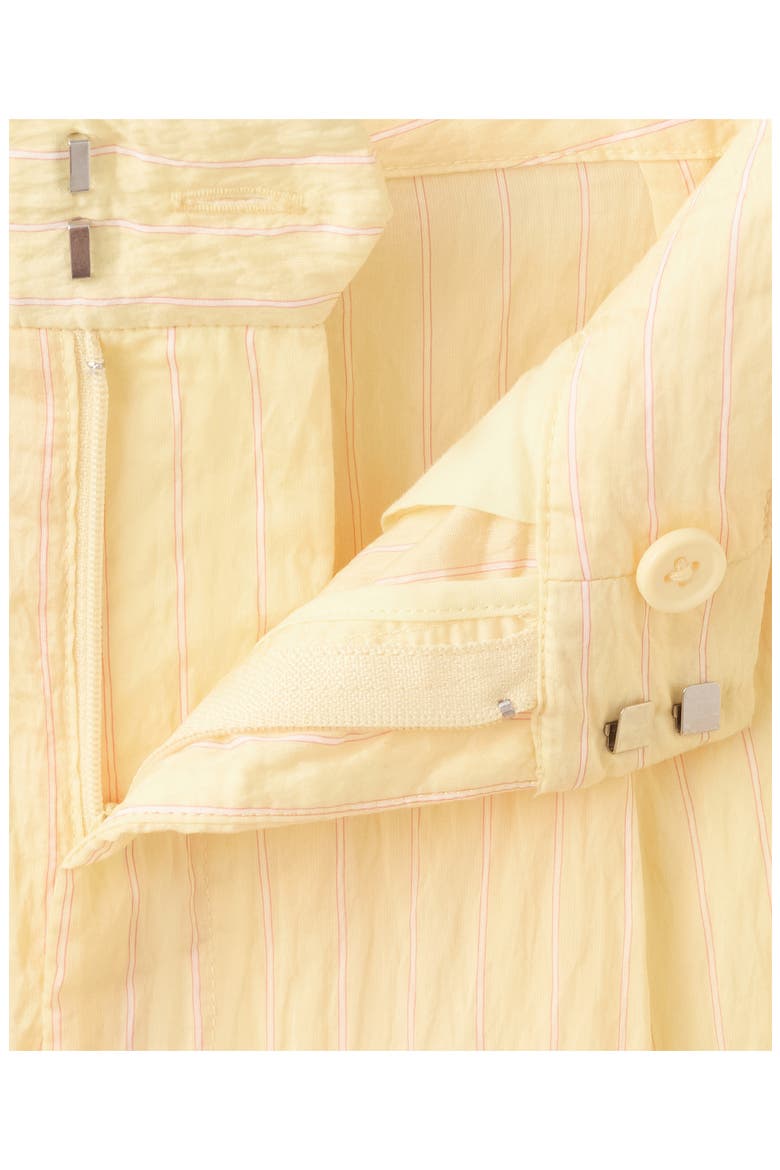 Striped Wide Leg Trousers, Alternate, color, PASTEL YELLOW