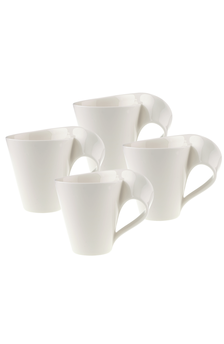 Villeroy & Boch NewWave Caffè Set of 4Mug, Main, color, White