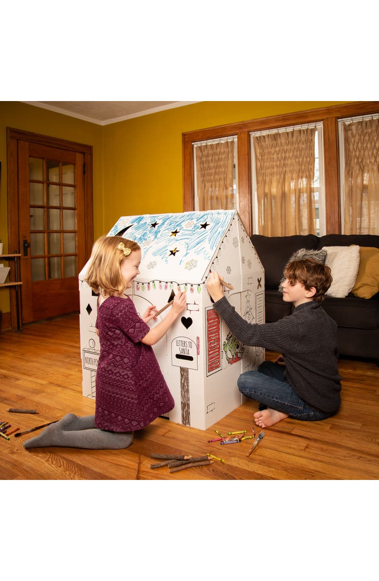 Easy Playhouse Holiday Cottage Kids Art, Alternate, color, Multicolored