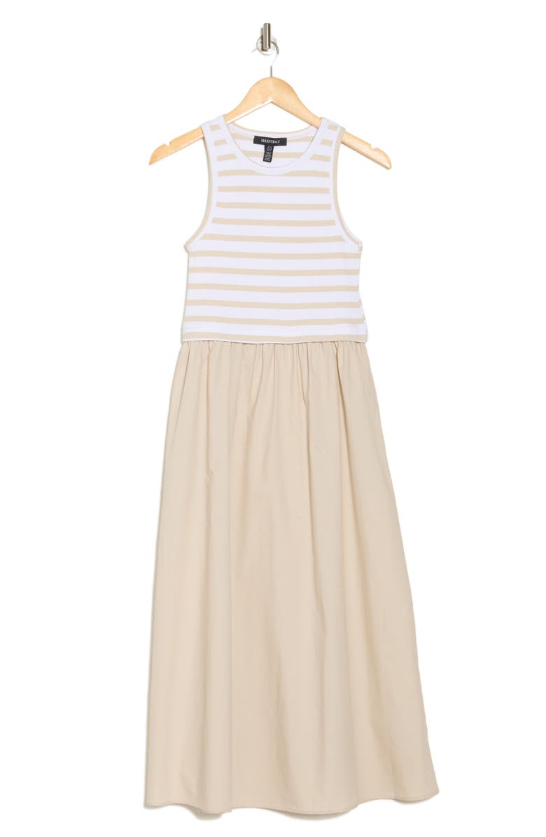 Ellen Tracy Mixed Media Dress, Alternate, color,