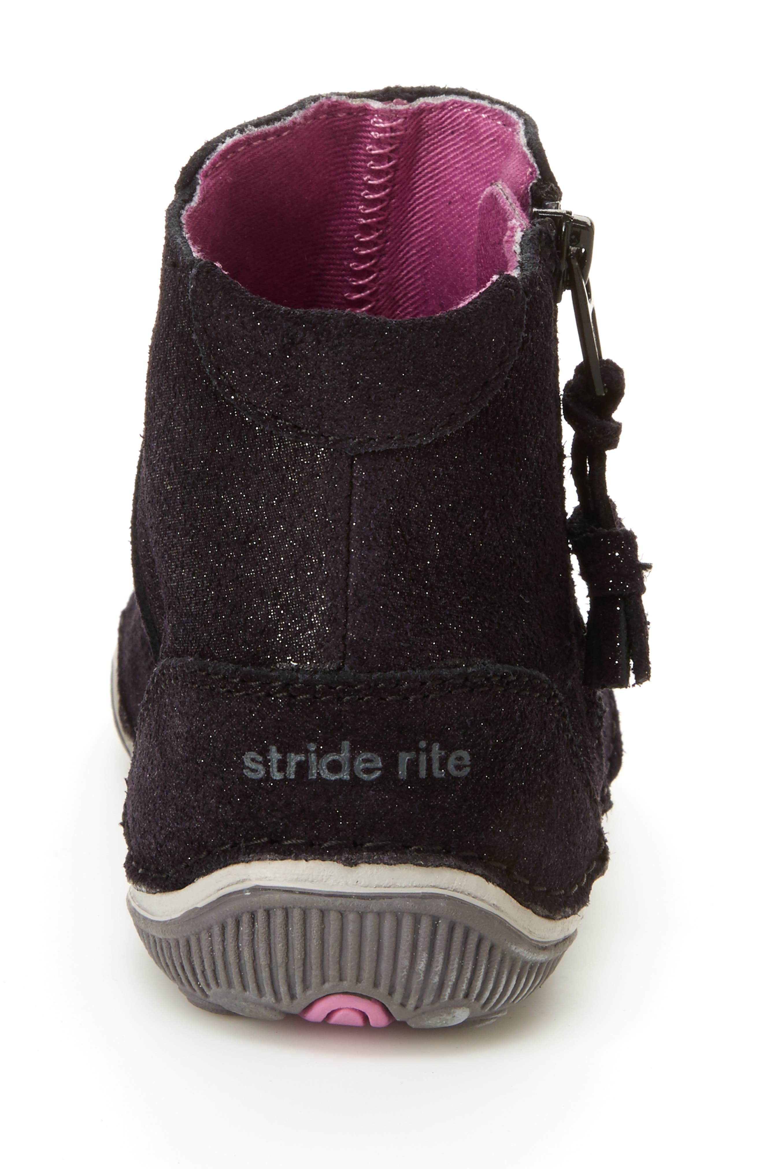 Stride Rite SRT Zoe Glitter Bootie, Alternate, color, 