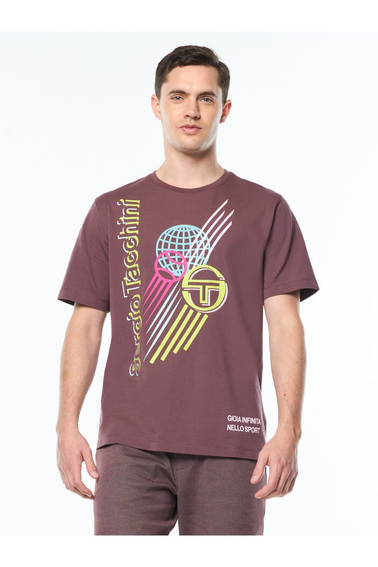 Giocare T-Shirt, Main, color, HUCKLEBERRY HEATHER
