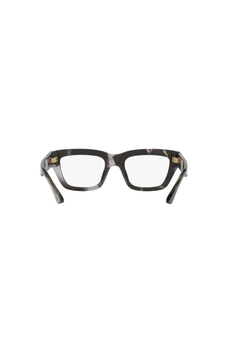 Bottega Veneta 50mm Rectangle optical glasses, Alternate, color, Tortoise