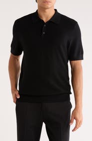 Nordstrom Textured Merino Wool Polo