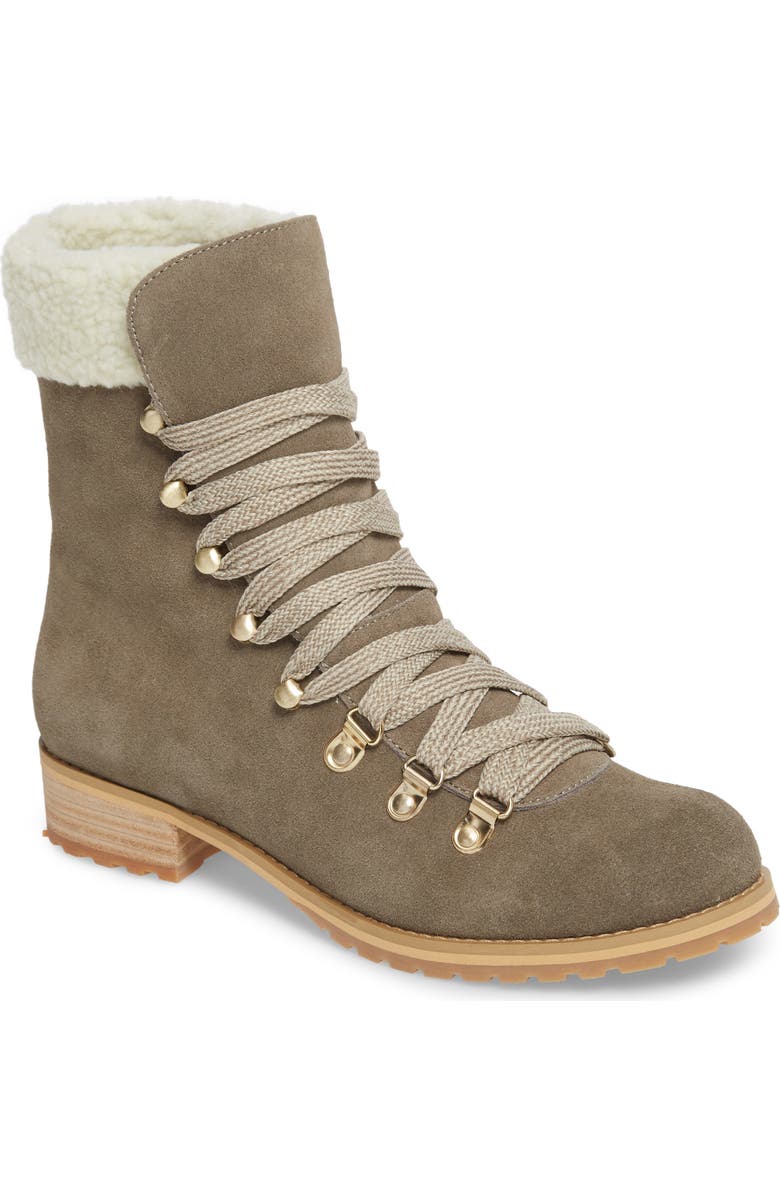 Sole Society Faux Shearling Trim Ada Boot, Main, color,