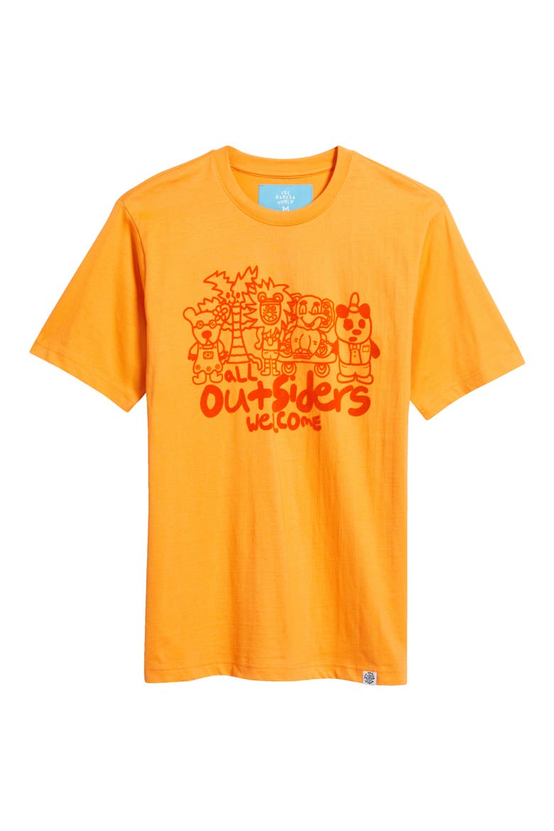 Outsiders Welcome Graphic T-Shirt, Alternate, color, CITRUS