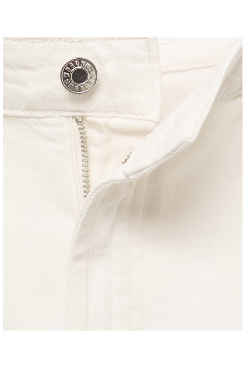 Dart Bermuda Denim Shorts, Alternate, color, OFF WHITE