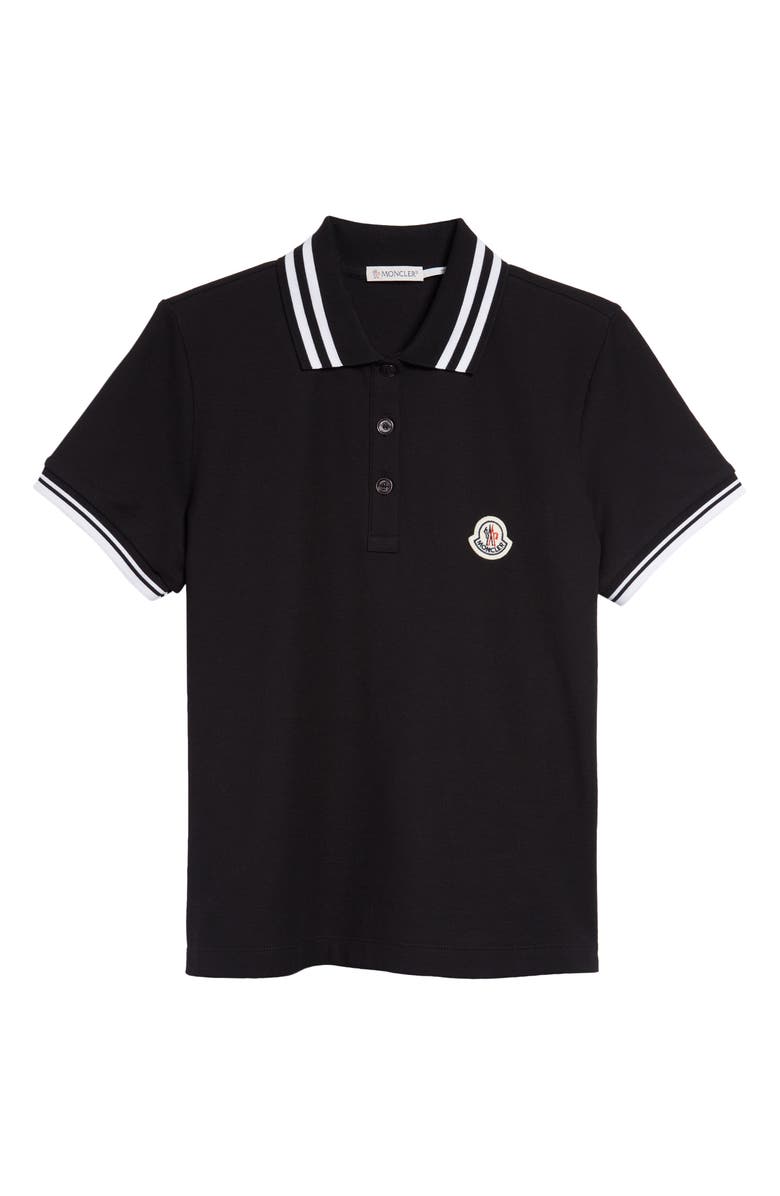 Moncler Tipped Piqué Polo, Main, color,