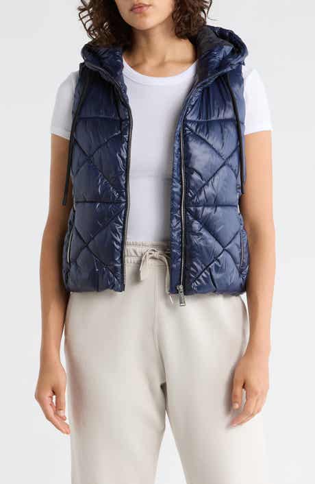 CALVIN KLEIN PERFORMANCE Hooded Diamond Quilted Vest