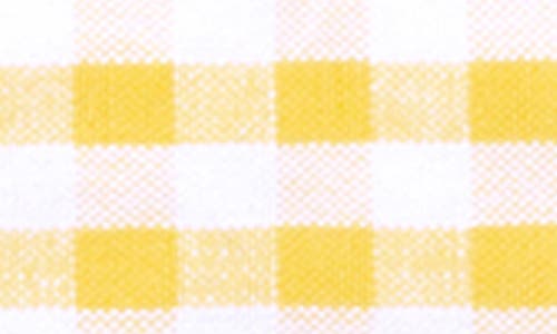 8 Oak Lane Yellow Gingham Set Of 4 Napkins