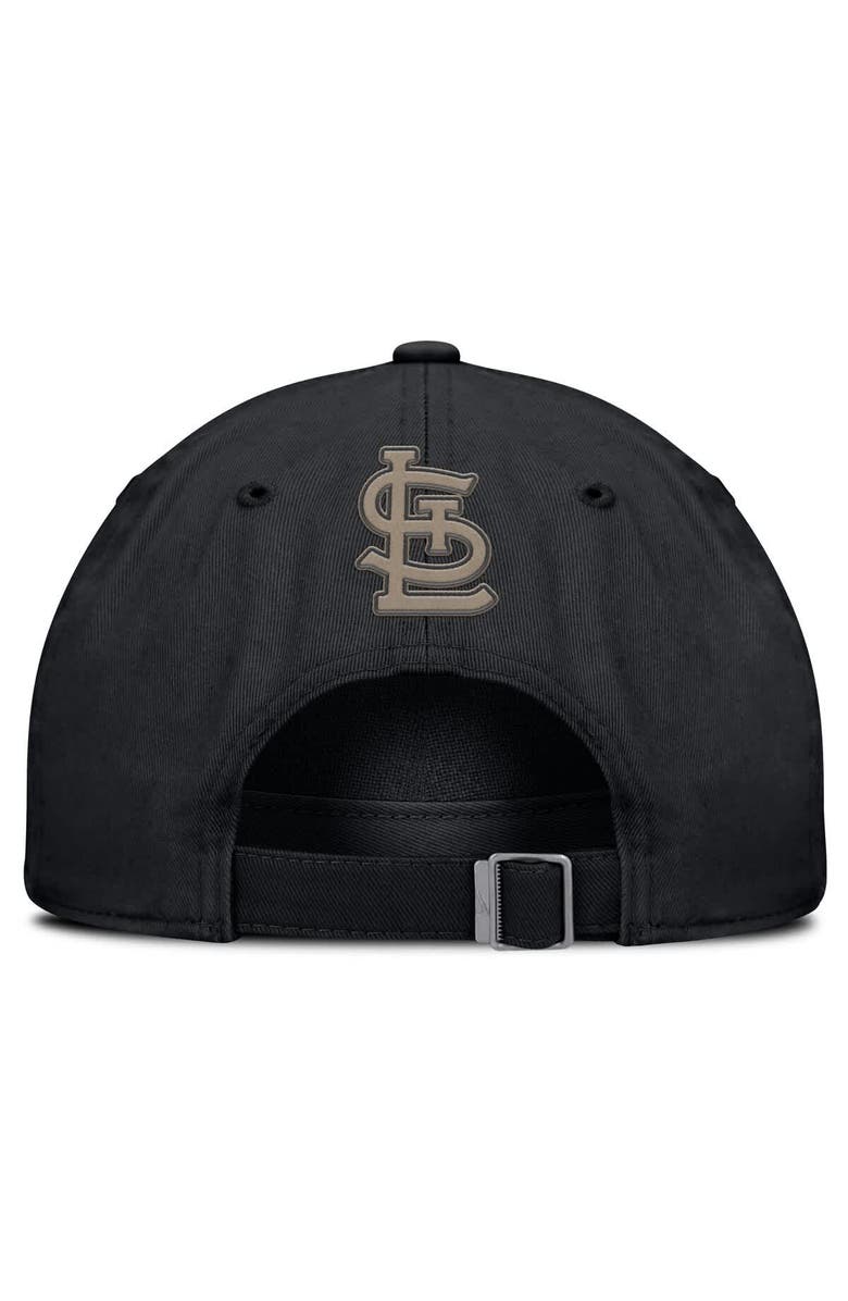 Nike Men's Nike Black St. Louis Cardinals Camo Pack Club Adjustable Hat, Alternate, color, Black