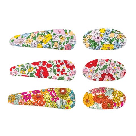 Liberty Floral Hair Clip Set of 6