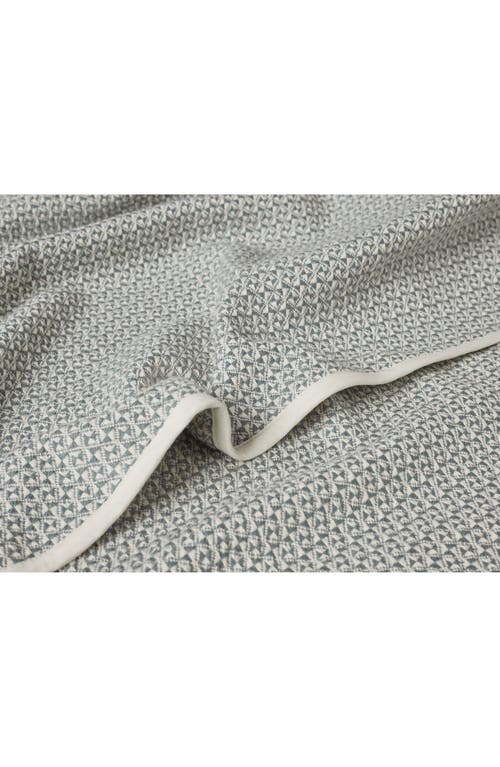 Coyuchi Honeycomb Organic Cotton Blanket In Gray